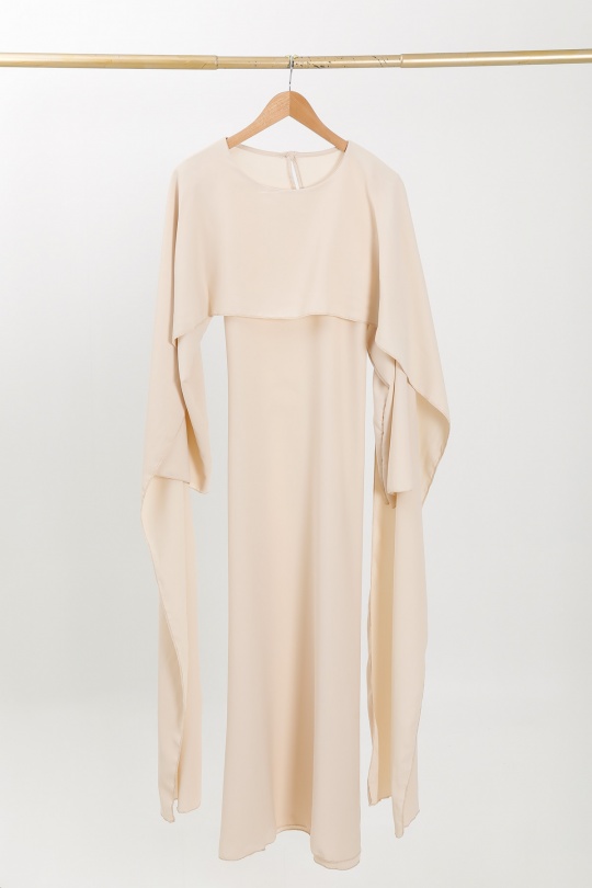 Abaya Femme Marron Y. LONG 2602 Efashion Paris