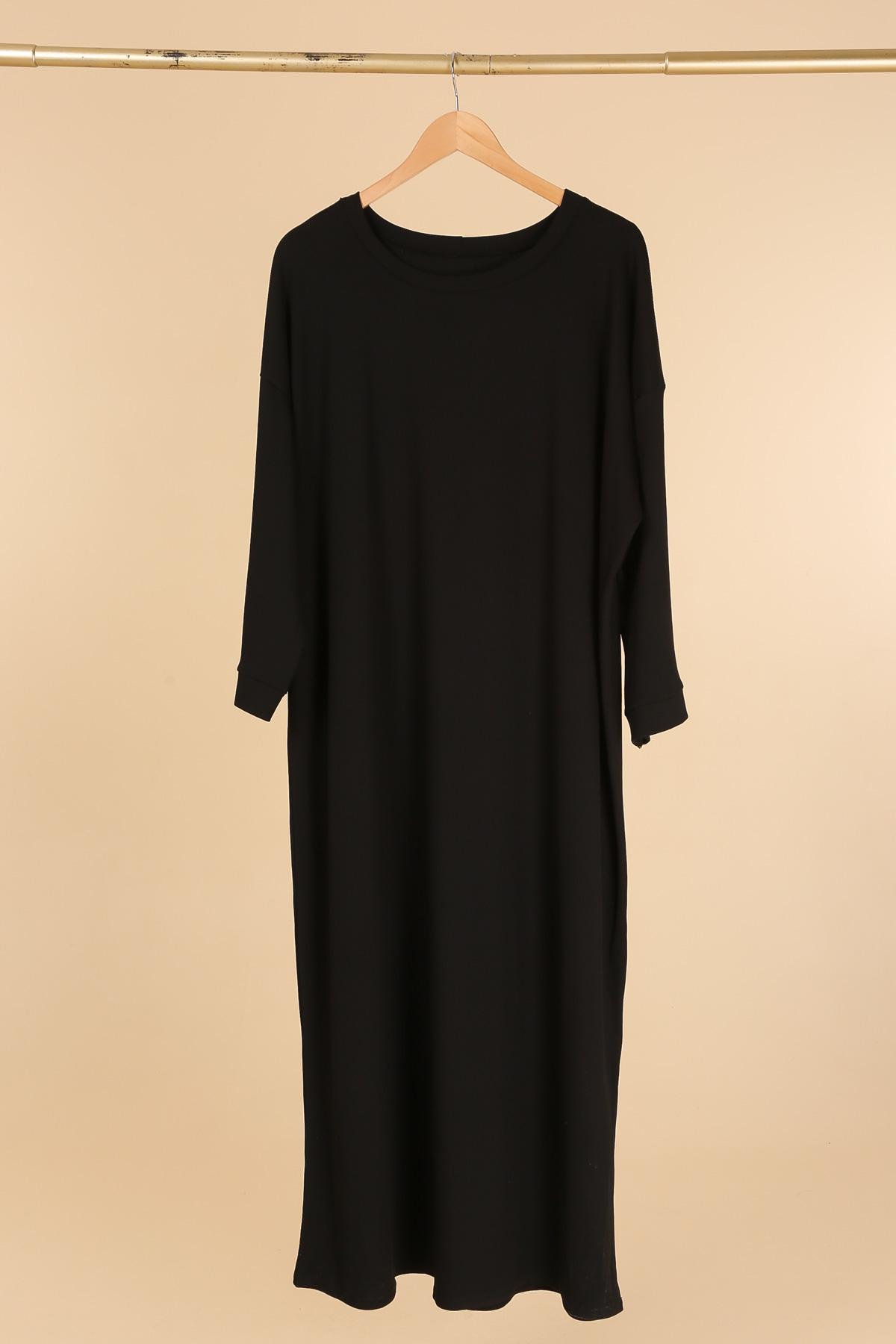 Abaya Femme Noir Y. LONG 2349 #c Efashion Paris