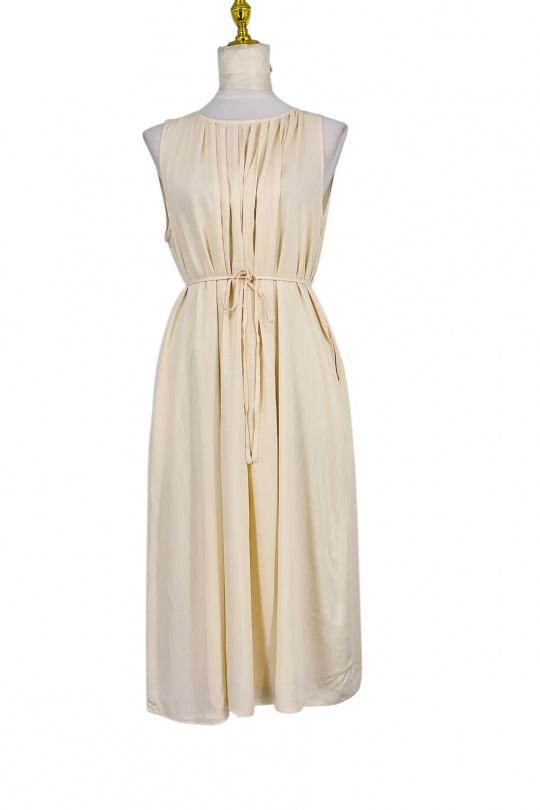 Midi dresses Women Beige SWEET & EXCELLENT 115879 Efashion Paris