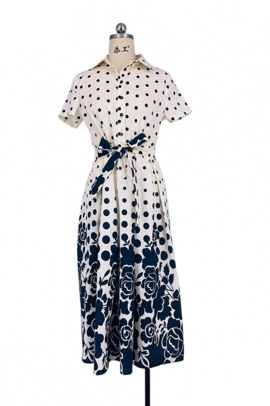 Robes mi-longues Femme Bleu marine SWEET & EXCELLENT 115955 Efashion Paris