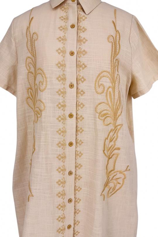 Robes mi-longues Femme Beige SWEET & EXCELLENT 172732 Efashion Paris