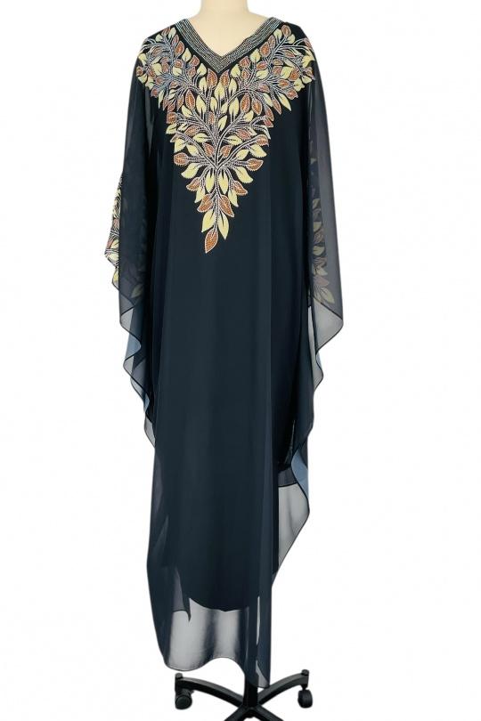 Abaya Femme Noir SWEET & EXCELLENT HF035 Efashion Paris