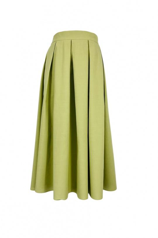 Jupes Femme Vert anis SWEET & EXCELLENT 300208 Efashion Paris
