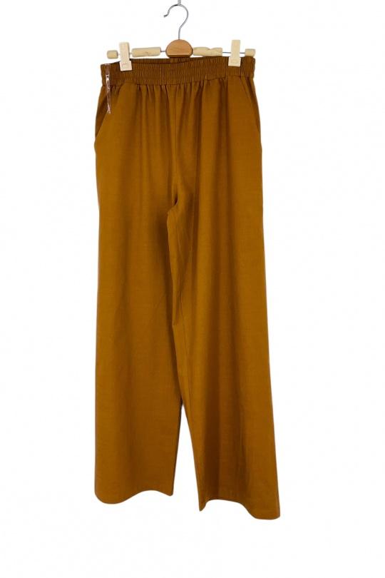 Trousers Women Mustard SWEET & EXCELLENT 300209 Efashion Paris