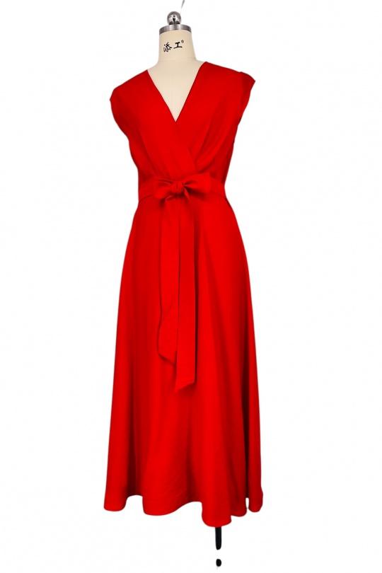 Robes mi-longues Femme Beige SWEET & EXCELLENT 300211 Efashion Paris