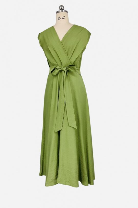 Vestidos a media pierna Mujer Green SWEET & EXCELLENT 300211 Efashion Paris
