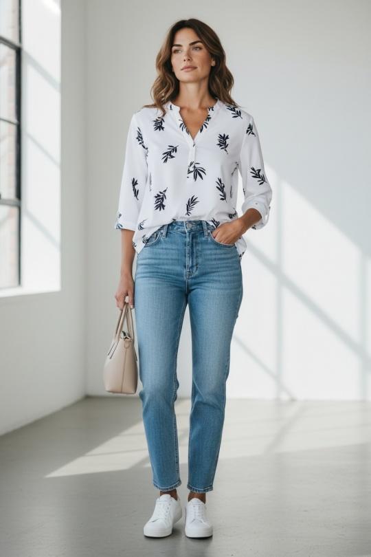 Blouses Women Marine blue SWEET & EXCELLENT 116187 Efashion Paris