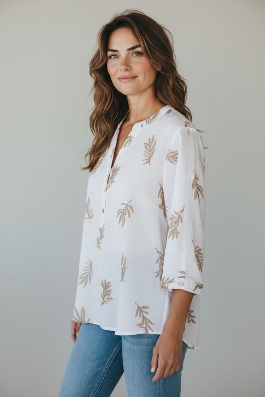 Blouses Women Beige SWEET & EXCELLENT 116187 Efashion Paris