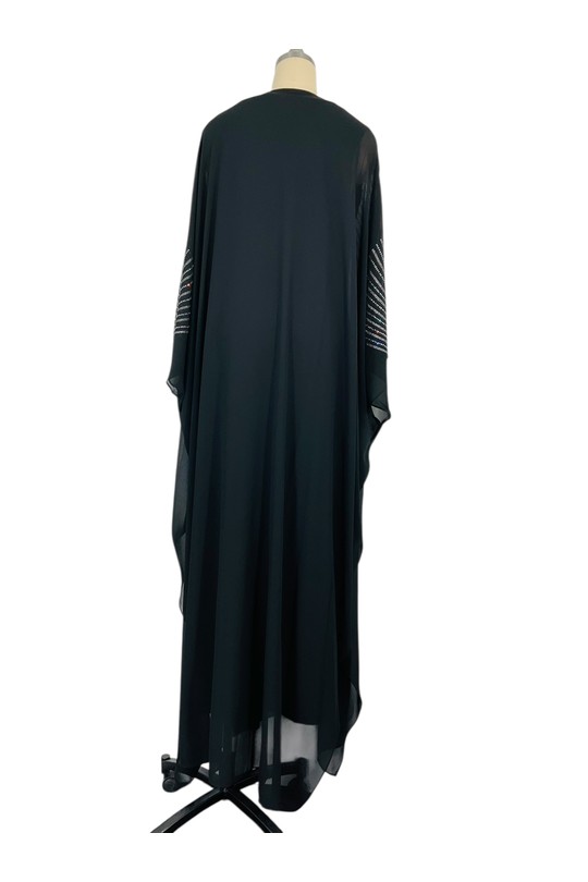 Abaya Femme Noir SWEET & EXCELLENT HF048 Efashion Paris