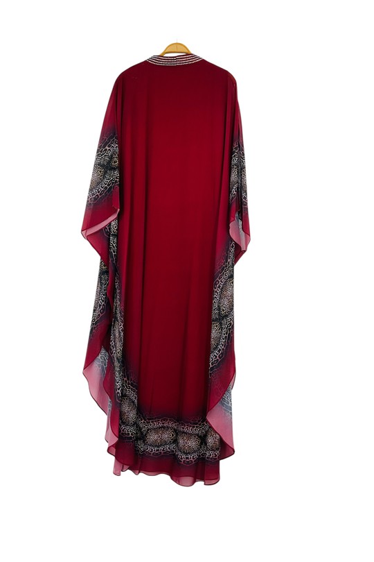 Abaya Femme Rouge SWEET & EXCELLENT HF091 Efashion Paris