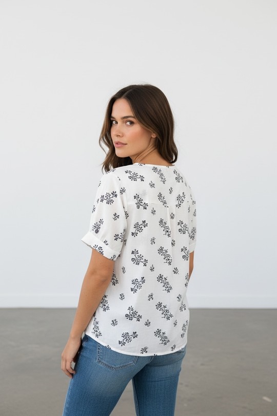 T-shirts Femme Blanc SWEET & EXCELLENT 335041 Efashion Paris