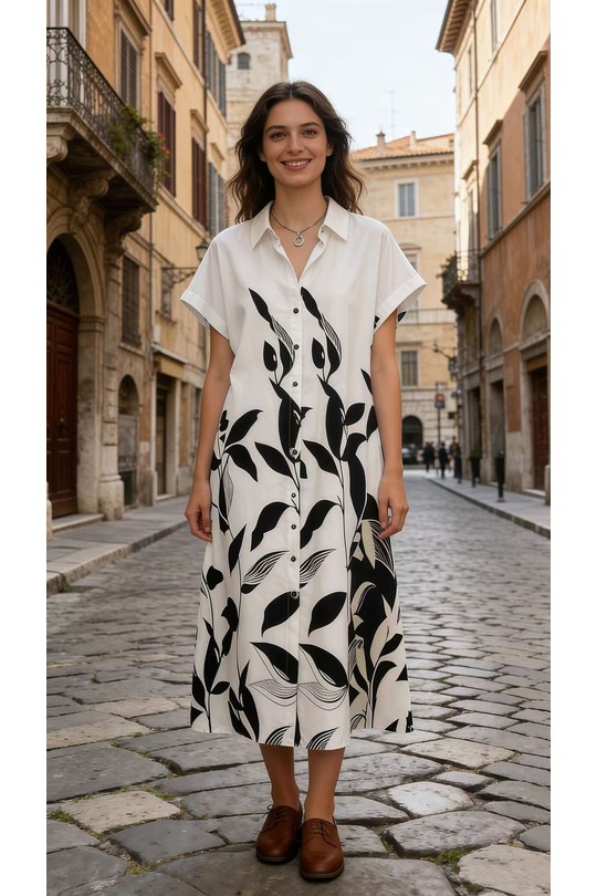 Robes mi-longues Femme Blanc SWEET & EXCELLENT 115828-3 Efashion Paris