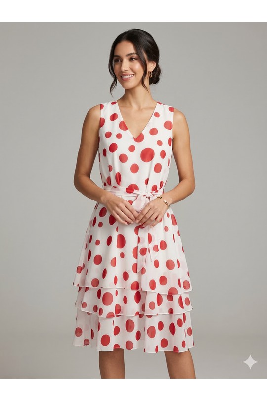 Robes mi-longues Femme Rouge SWEET & EXCELLENT 335051 Efashion Paris