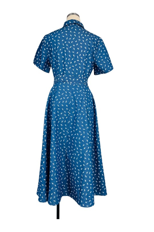 Robes mi-longues Femme Bleu SWEET & EXCELLENT 115988 Efashion Paris