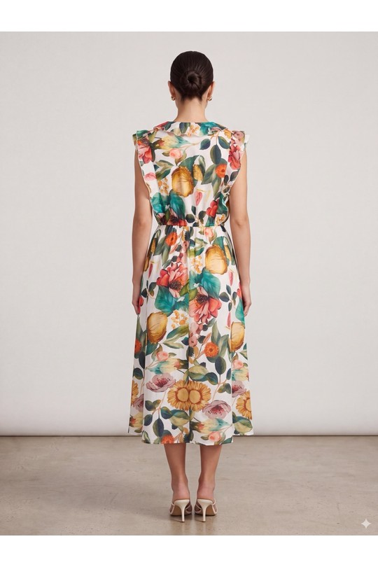 Midi dresses Women Beige SWEET & EXCELLENT 116510 Efashion Paris