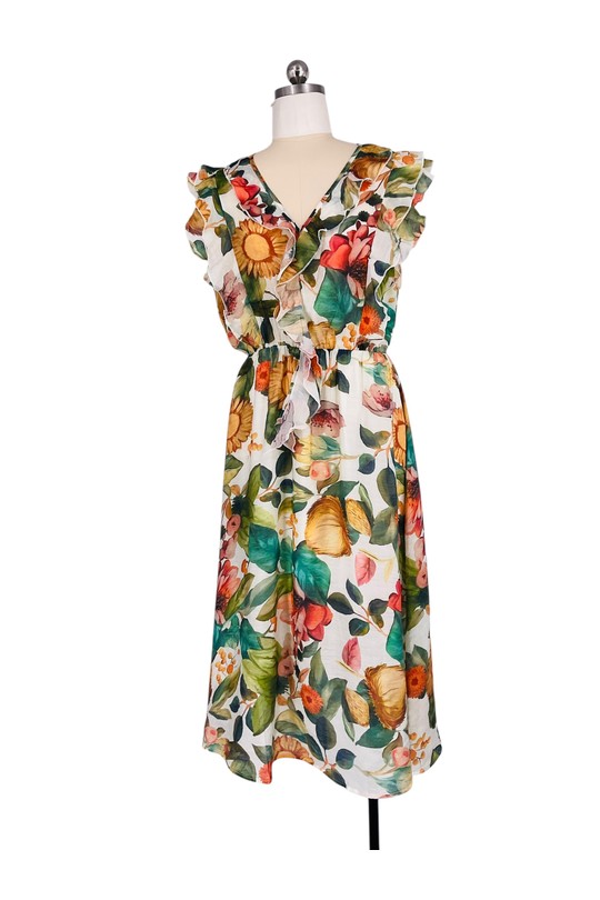 Midi dresses Women Beige SWEET & EXCELLENT 116510 Efashion Paris