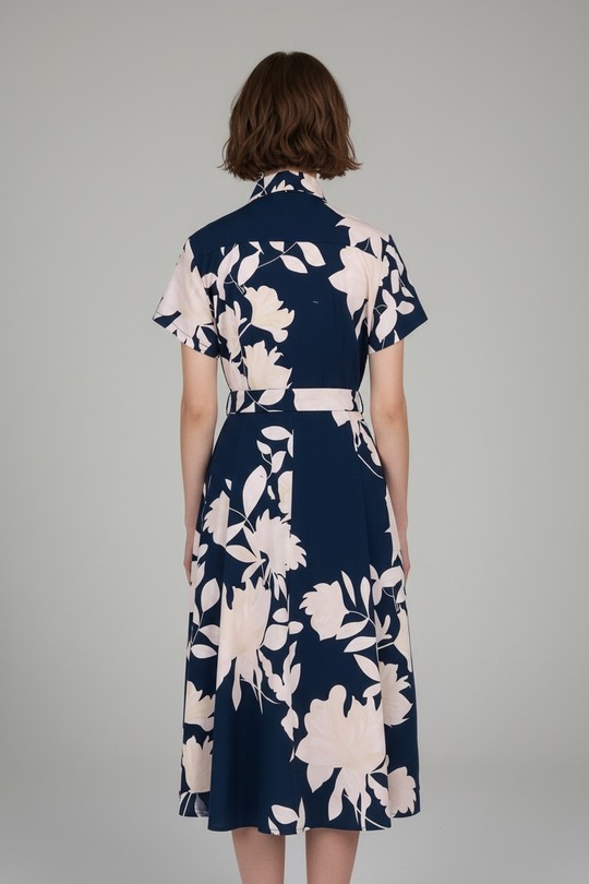 Midi dresses Women Red SWEET & EXCELLENT 116028-1 Efashion Paris