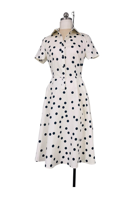 Midi dresses Women Marine blue SWEET & EXCELLENT 113919-1 Efashion Paris