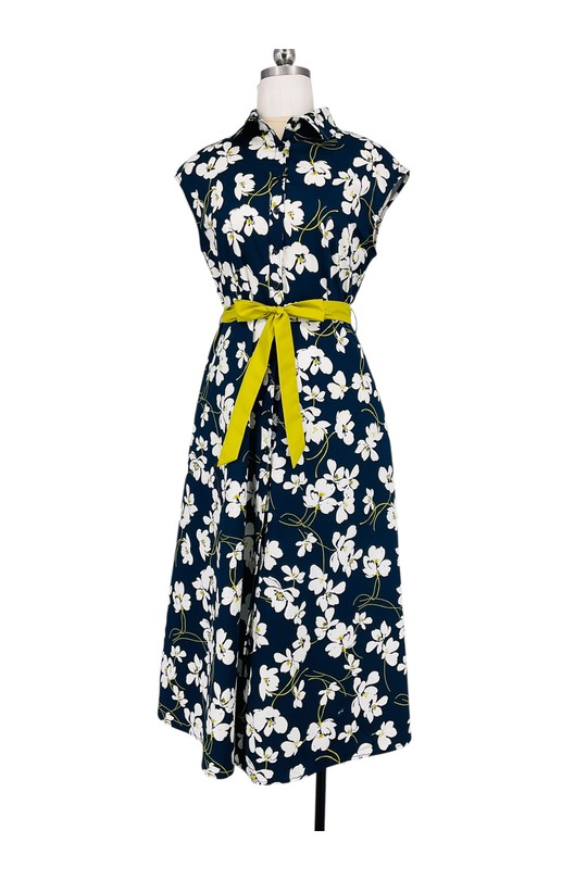 Robes mi-longues Femme Bleu marine SWEET & EXCELLENT 116262 Efashion Paris