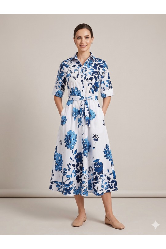 Robes longues Femme Bleu SWEET & EXCELLENT 116558 Efashion Paris