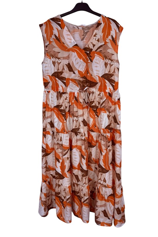 Robes mi-longues Femme Orange SWEET & EXCELLENT 335091 Efashion Paris