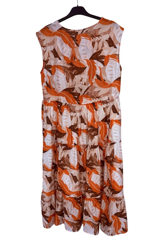 Robes mi-longues Femme Orange SWEET & EXCELLENT 335091 Efashion Paris