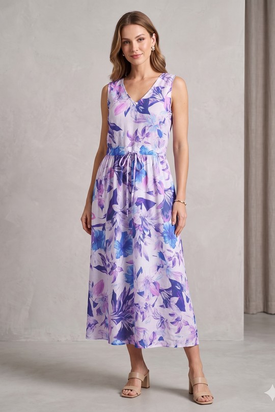 Robes mi-longues Femme Bleu SWEET & EXCELLENT 335093 Efashion Paris