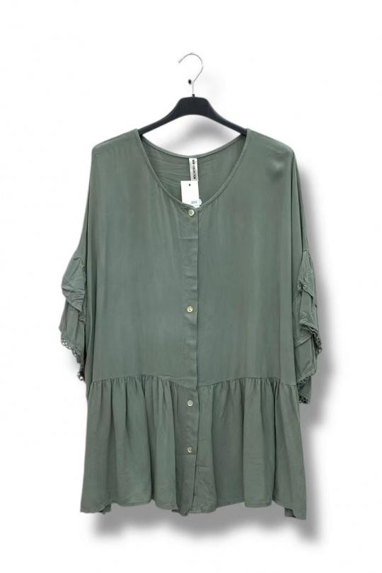 Camicie & camicette Donna Khaki E&F (C&CE Fashion) EF2623 Efashion Paris