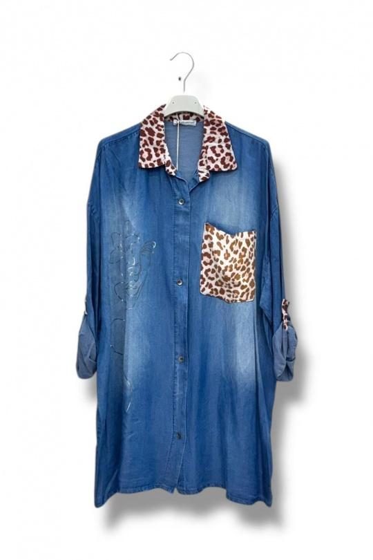 Camicie & camicette Donna DENIM BLUE E&F (C&CE Fashion) EF68754 Efashion Paris