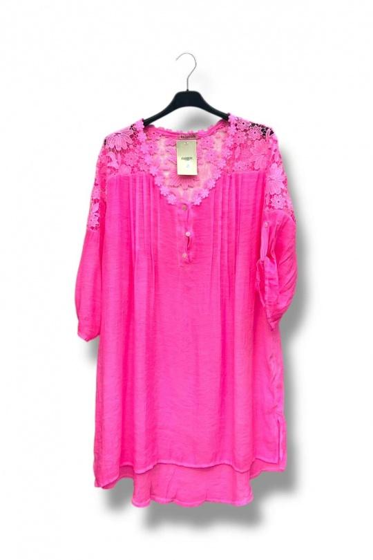 Tuniques Femme Rose fluo E&F (C&CE Fashion) EF6769(T50/52) Efashion Paris