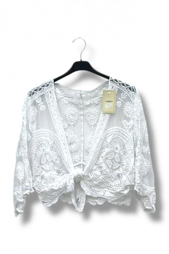 Cardigans Women White E&F (C&CE Fashion) EF38.1 Efashion Paris