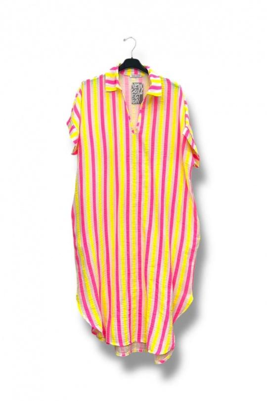 Abiti e Tute Donna Yellow fluo E&F (C&CE Fashion) EF24201 Efashion Paris