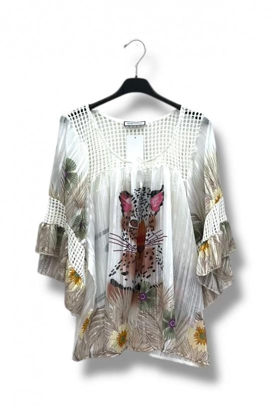 Tops Femme Blanc E&F (C&CE Fashion) EF252071 Efashion Paris