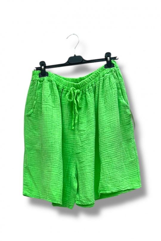 Shorts Femme Vert fluo E&F (C&CE Fashion) EF83543.80 Efashion Paris