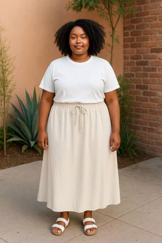 Skirts Women Cream E&F (C&CE Fashion) EF661196 Efashion Paris