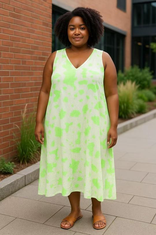 Dresses & Jumpsuits Women Neon green E&F (C&CE Fashion) EF20820 Efashion Paris