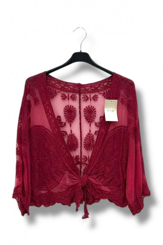 Gilets Femme Bordeaux E&F (C&CE Fashion) EF38.1 Efashion Paris