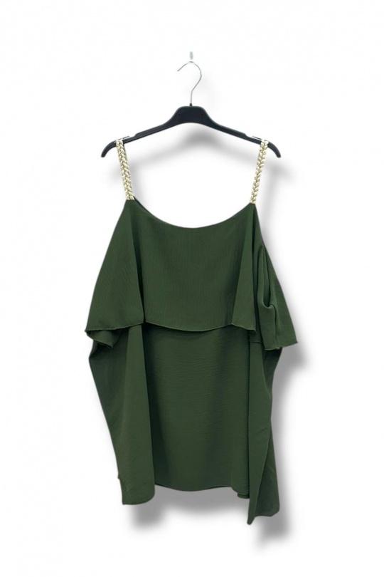 Vests Women Khaki E&F (C&CE Fashion) EF25351 Efashion Paris