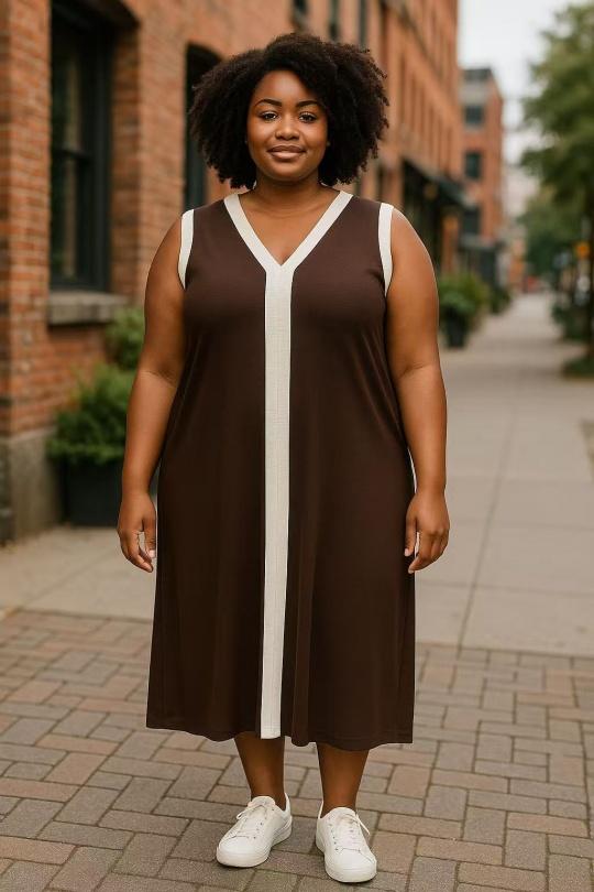Robes & Combinaisons Femme Chocolat E&F (C&CE Fashion) EF25503 Efashion Paris
