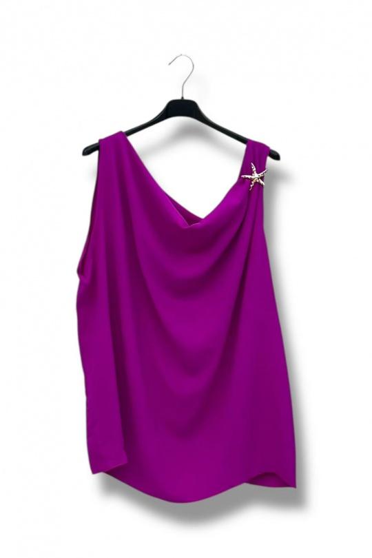 Canotte Donna Mauve E&F (C&CE Fashion) EF25365 Efashion Paris