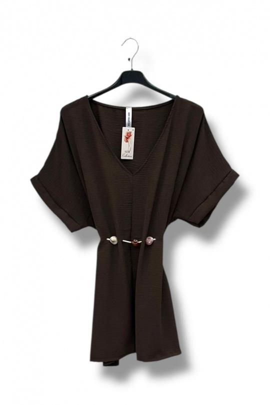 Tops Femme Chocolat E&F (C&CE Fashion) EF2720 Efashion Paris