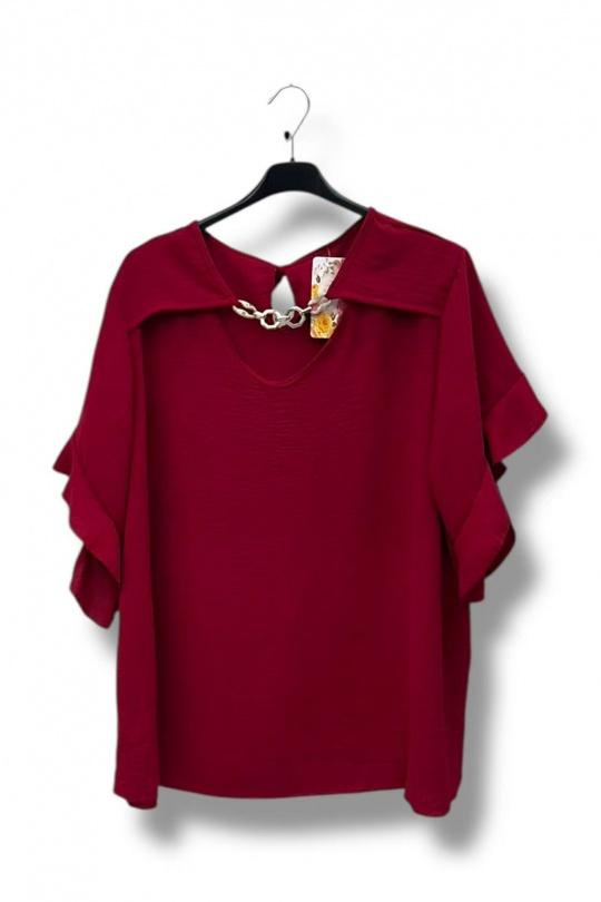 Tops Femme Bordeaux E&F (C&CE Fashion) EF25538 Efashion Paris