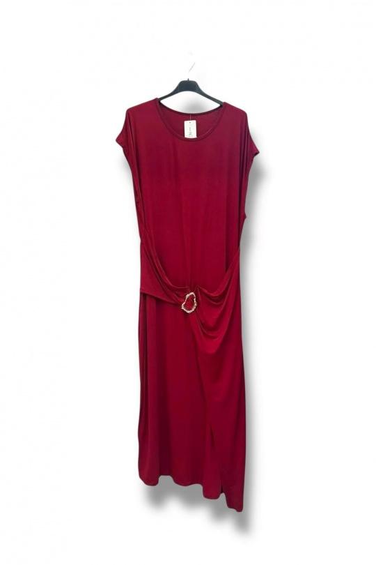 Dresses & Jumpsuits Women Burgundy E&F (C&CE Fashion) EF12371 Efashion Paris