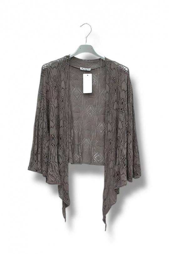 Gilets Femme Taupe E&F (C&CE Fashion) EF1132 Efashion Paris