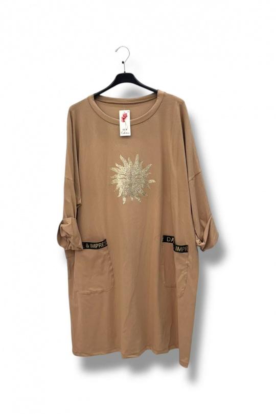 Robes & Combinaisons Femme Camel E&F (C&CE Fashion) EF1882 Efashion Paris