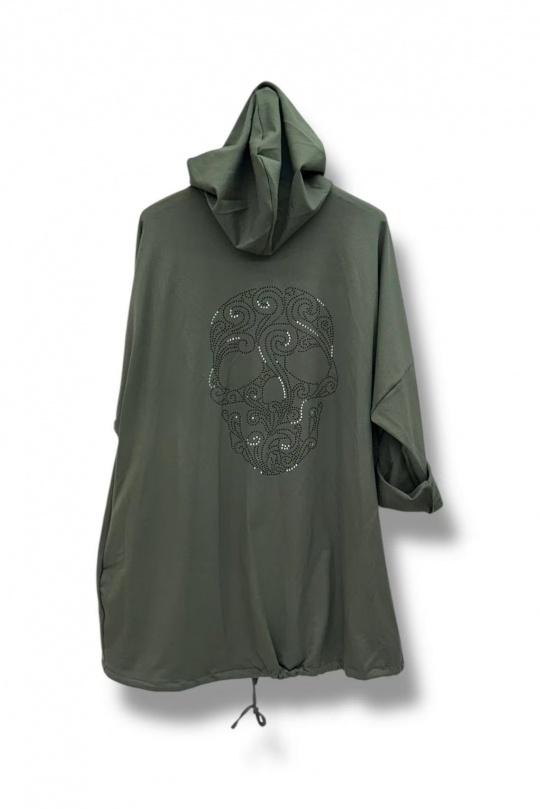 Gilets Femme Kaki E&F (C&CE Fashion) EF9165 Efashion Paris