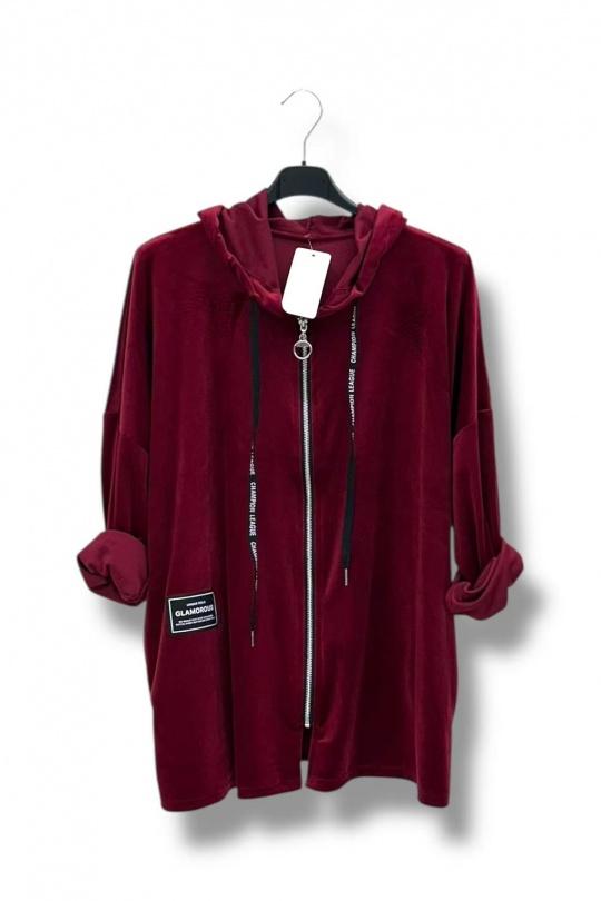 Gilets Femme Bordeaux E&F (C&CE Fashion) EF25582 Efashion Paris
