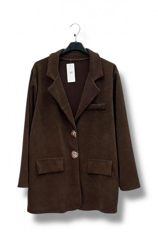 Vestes Femme Chocolat E&F (C&CE Fashion) EF12512 Efashion Paris