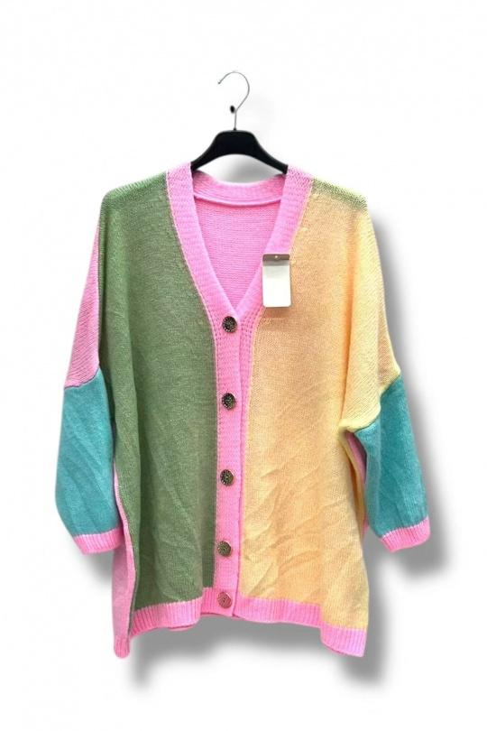 Gilets Femme Rose E&F (C&CE Fashion) EF8569 Efashion Paris