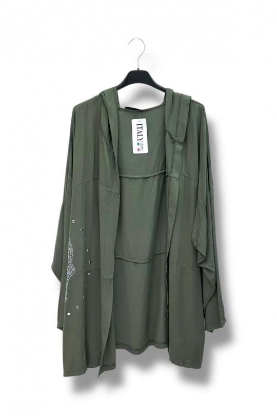 Cardigans Women Khaki E&F (C&CE Fashion) EF252822 Efashion Paris